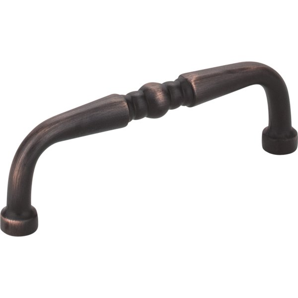 Elements By Hardware Resources 3" Center-to-Center Brushed Oil Rubbed Bronze Madison Cabinet Pull Z259-3DBAC